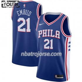 Barn Philadelphia 76ers Tröja Joel Embiid 21 2019-20 Nike Icon Edition Swingman
